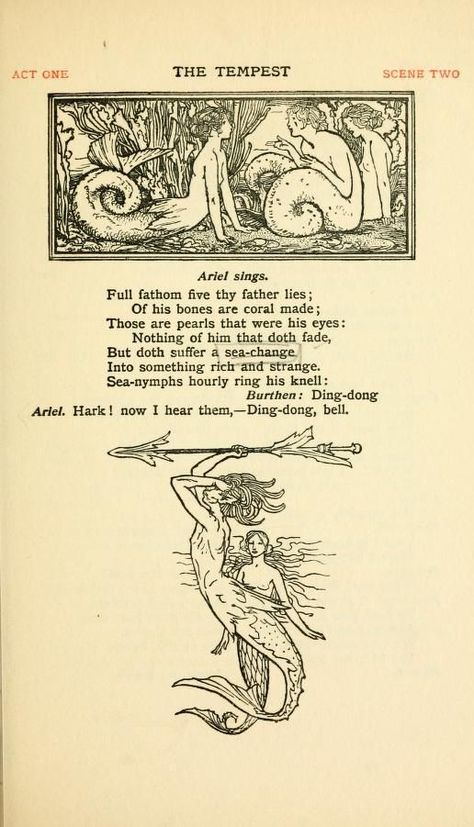 William Heath Robinson (artist) - The Tempest - Shakespeare  William Heath Robinson (signed as W. Heath Robinson, 31 May 1872 – 13 September 1944) was an English cartoonist and illustrator, best known for drawings of eccentric machines.In the UK, the term “Heath Robinson” has entered the language as a description of any unnecessarily complex and implausible contraption, similar to “Rube Goldberg” in the U.S.  keep reading Tempest Shakespeare, The Tempest Shakespeare, William Heath Robinson, Heath Robinson, Rube Goldberg, The Tempest, Ange Demon, Mermaids And Mermen, Vintage Mermaid