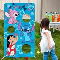 Lilo And Stitch Games, Lilo And Stitch Party, Game For Boys, Stitch Games, Stitch Party, ليلو وستيتش, Bean Bag Toss Game, Bag Toss Game, Games For Boys