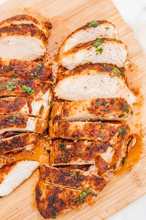 How To Cook Chicken Breast In A Pan How To Cook Chicken In A Pan, Pan Cooked Chicken Breast, Chicken Breast In Air Fryer, Pan Roasted Chicken Breast, Pan Cooked Chicken, Stove Top Chicken Breast, Pan Chicken Breast, Boneless Skinless Chicken Breast Recipes, Butterfly Chicken Breast