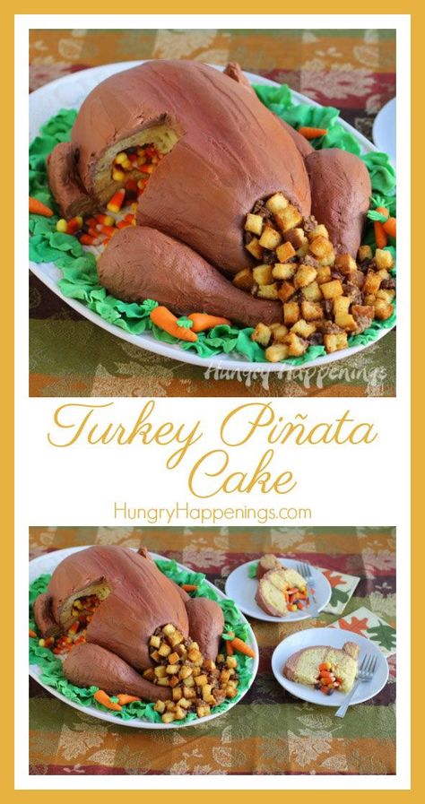 Dessert Imposters, Turkey For Thanksgiving, Turkey Cake, Realistic Cakes, Kids Baking, Thanksgiving Cakes, Pinata Cake, Dog Cakes, 3d Cake