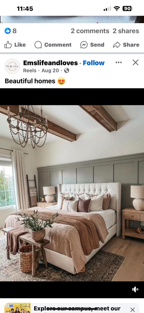 Tan Bedding, Olive Green Bedrooms, Western Bedrooms, Cabin Bedroom, Western Bedroom, Modern Farmhouse Bedroom, Sage Green Walls, Bedroom Decor Cozy, Master Room