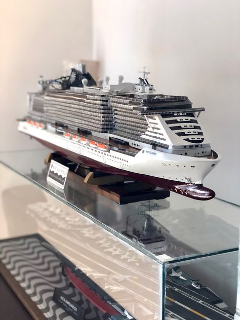 Msc Seaside, Cruise Ship Models, Ship Model, Model Ships, Cruise Ship, Scale Models, Crochet Projects, Ram, Ships