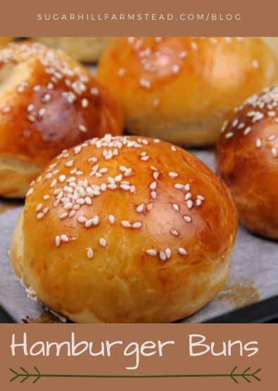 Onion Hamburger Buns, Homemade Burger Buns, Burger Buns Recipe, Hamburger Bun Recipe, Juicy Burger, Homemade Buns, Yeast Breads, Sugar Hill, Homemade Burgers