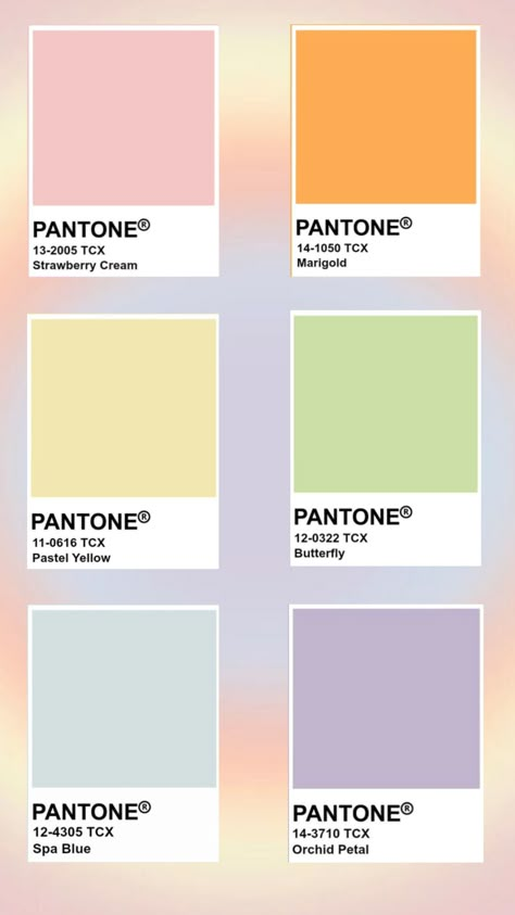 Pastel Swatches Colour Palettes, Cmyk Pastel Color Palette, Summer Pastel Colour Palette, March Color Pallete, Spring Pastel Palette, Pastel Pantone Palette, 4 Color Palette Pastel, Spring Color Palette 2024, Pantone Pastel Colors