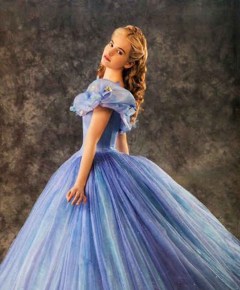 Cinderella Dress Aesthetic, Cinderella 2015 Dress, Cinderella Inspired Outfit, Cinderella Ball Gown, The Heavenly Idol, Cinderella Movie 2015, Live Action Cinderella, Heavenly Idol, Drag Performance