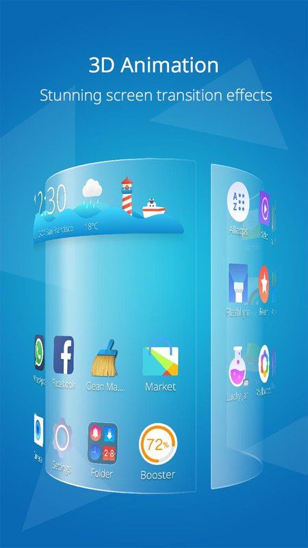 CM Launcher 3D-Theme,Wallpaper FULL APK Free Download :  FREE Wallpapers and Themes! Make your phone stylish!   CM Launcher 3D, the world 1st launcher powered by 3D engine, is redefin... Theme Launcher, Best Theme For Android, Iphone Wallpaper Clock, Hide Apps, Themes For Mobile, Android App Design, Iphone Dynamic Wallpaper, App Drawer, Android Theme