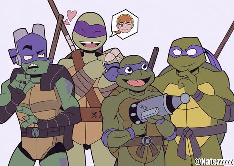 Rottmnt Crossovers, Donatello Rottmnt, 2003 Tmnt, 2012 Tmnt, Tmnt 2003, Teenage Turtles, Tmnt Characters, Donatello Tmnt, Tmnt Comics