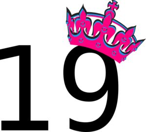 Pink Tilted Tiara And Number 19 Clip Art Happy 19 Birthday Girl, 19 Birthday Quotes, Happy Birthday Baby Girl, Birthday Wishes Gif, Happy 19th Birthday, Real Heart, Best Friend Birthday Cards, Birthday Quotes For Me, 19 November