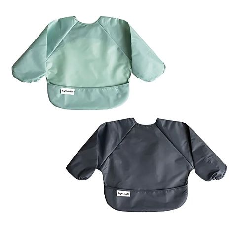 Amazon.com: Tiny Twinkle Mess Proof Baby Bib, 2 Pack Full Sleeve Bib Outfit, Waterproof Bibs for Toddlers, Machine Washable, Tug Proof, Baby Smock for Eating, Long Sleeve (Taupe Dandelion, Large 2-4 Years) : Baby Bibs With Sleeves, Waterproof Bibs, Baby Cleaning Products, Toddler Bibs, Baby Proofing, Baby Supplies, Water Repellent Fabric, Kids Store, Baby Store