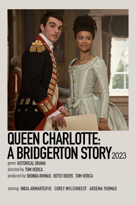 Queen Charlotte Bridgerton Poster, Queen Charlotte Movie Poster, Bridgeton Poster, Bridgerton Movie Poster, Queen Charlotte Poster, Bridgerton Polaroid Poster, Movie Posters 2023, Bridgerton Poster, Minimalistic Polaroid Poster