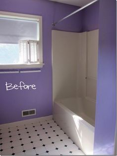 Bathroom Makeover–How to Add Decorative Molding to a Bathtub Hang Shelves, Bathtub Surround, Cottagecore Kitchen, Bathtub Remodel, Cheap Bathrooms, Bathroom Tub, Bathroom Redo, Budget Bathroom, Bathroom Renos