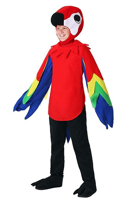 Amazon.com: Child Parrot Costume: Clothing Parrot Costume, Blue Tail, Parrot Head, Bird Costume, Animal Costumes, Costumes For Sale, Pet Costumes, Long Tunic, Halloween Season