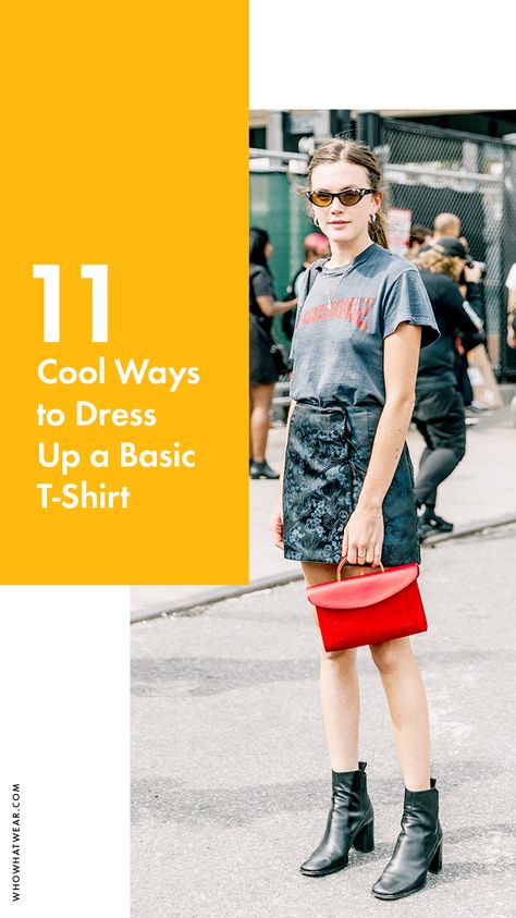 Cool ways to style a t-shirt