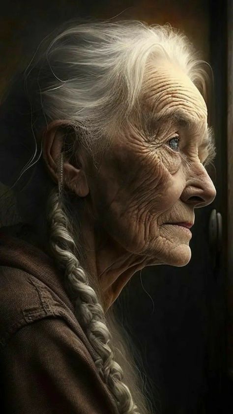 Old Faces, Portrait Photography Women, Female Art Painting, Female Profile, Ageless Beauty, Old Woman, Face Expressions, People Of The World, Interesting Faces