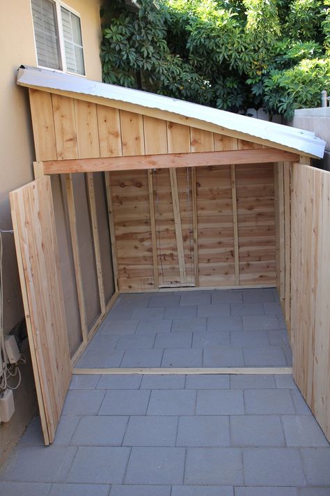 Garden Shed Diy, Storage Shed Kits, Backyard Storage Sheds, Diy Storage Shed, Outdoor Storage Shed, Wood Storage Sheds, Backyard Storage, Small Sheds, Diy Shed Plans