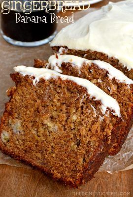 Gingerbread Banana Bread, Banana Bread With Cream Cheese, Fluffy Banana Bread, Bread With Cream Cheese, Breakfast Quick, Vanilla Pudding Mix, Cream Cheese Icing, Quick Breads, Dessert Bread