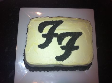 Foo Fighters Cake for Trevor's Birthday Foo Fighters Cake, Foo Fighters, 8th Birthday, Cake, Birthday