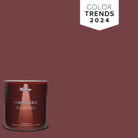 Behr’s 2025 Color of the Year Is Here Marquee Interior, Behr Marquee, Behr Colors, Hidden Colors, Matte Paint, Bathroom Tile Designs, Room Paint Colors, Paint Primer, Paint Colors For Living Room