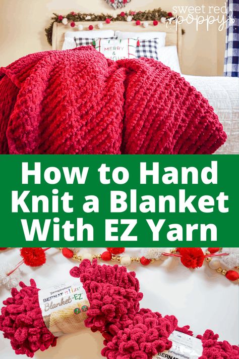 No Sew Fleece Blanket Without Knots, Blanket Ez Tutorial, Loop Yarn Blanket Tutorial, Finger Loop Blanket, Loopy Yarn Blanket, Loop Blanket, Loop Yarn Blanket, Diy Blankets No Sew, Arm Knitting Blanket Diy