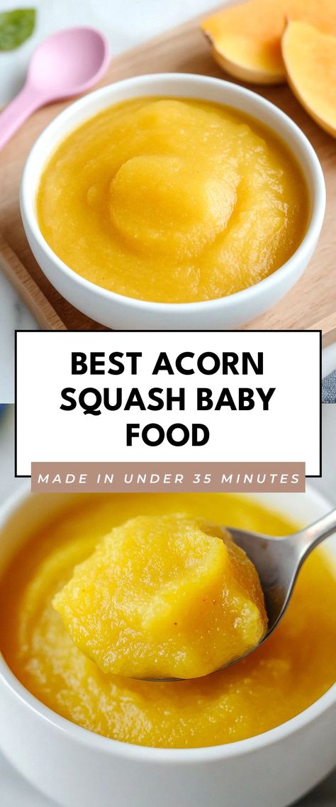 Image for Best Acorn Squash Baby Food Zucchini Baby Food Recipes, Squash Baby Food Recipe, Squash Puree, Baby Puree Recipes, Butternut Squash Recipes, Acorn Squash, Winter Squash, Squash Recipes, New Flavour