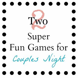 Your Crafty Friend: Couples Game Night Couples Night Games Friends, Marriage Conference Games, Marriage Games For Groups, Men Vs Women Game Night, Fun Games For Couples, Dinner Party Games For Adults, Valentines Games For Couples, Couples Ministry, Marriage Night