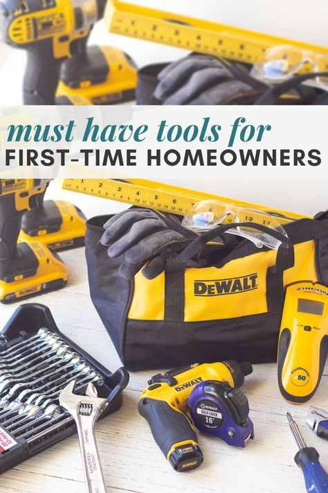 Basic Power Tools For Beginners, Essential Tools For Homeowners, Basic Tools For Home, Must Have Tools For Home Owners, Tools Must Have, Tips For Saving Money, Lawn Tools, Spill The Tea, Yard Tools