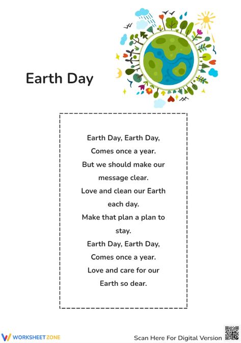 Exploring the important messages of the Earth Day and thinking about your roles and your actions. Try it out! #earthday #theearth #poems #earthdaypoems #printables #worksheet #kidsactivities #printableforkid #reading #save #planet #poemsforkids #pdf #diy #holidays Earth Day Messages, Earth Day Poems For Kids, Poem On Environment, Poem Worksheet, Earth Day Poems, Earth Poems, Earth Day Worksheets, Simple Poems, Save Planet