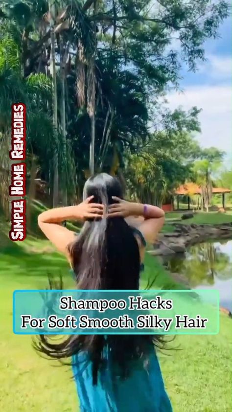 Get soft, smooth, silky and shiny hair just after 1 wash #haircare #beauty | Simple Home Remedies | Simple Home Remedies · Original audio Silky And Shiny Hair, Silky Smooth Hair, Simple Home, Silky Hair, Shiny Hair, Simple House, Home Remedies, Hair Care, Audio