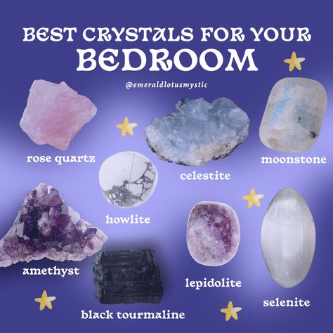 Crystal For Bedroom, Crystals Placement In Home, Bedroom With Crystals, Crystals For The Bedroom, Crystals For Your Bedroom, Best Crystals For Bedroom, Crystal Placement, Crystals For Bedside, Crystals Bedroom