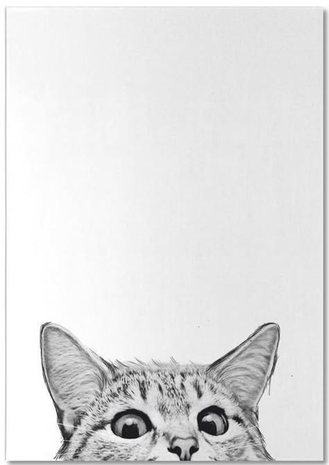 Cat Drawing Tutorial, Cats Art Drawing, Cat Tattoo Designs, Pencil Art Drawings, Animal Sketches, Arte Animal, Art And Illustration, Cat Painting, Cat Tattoo