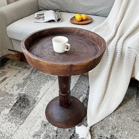 Smarter Shopping, Better Living! Aliexpress.com Distressed Bedside Table, Solid Wood Coffee Tables, Wabi Sabi Coffee Table, Wood Coffee Tables, Solid Wood Sofa, Tables For Living Room, Bedside Furniture, Diy Side Table, Side Table Decor