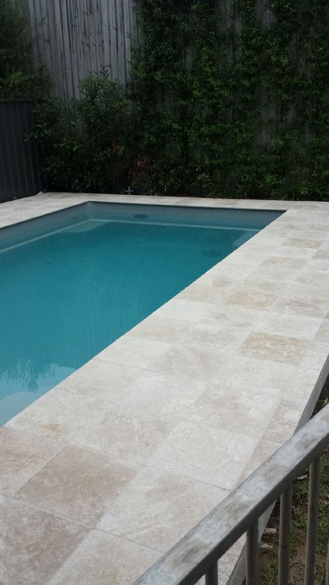 Pool Surround, Pool Travertine, Pool Crazy Paving, Travertine Pool Deck, White Travertine Pool Deck, Travertine Coping Around Pool, Beige Travertine Pool Deck, Travertine Pavers Around Pool, Pool Travertine Pavers