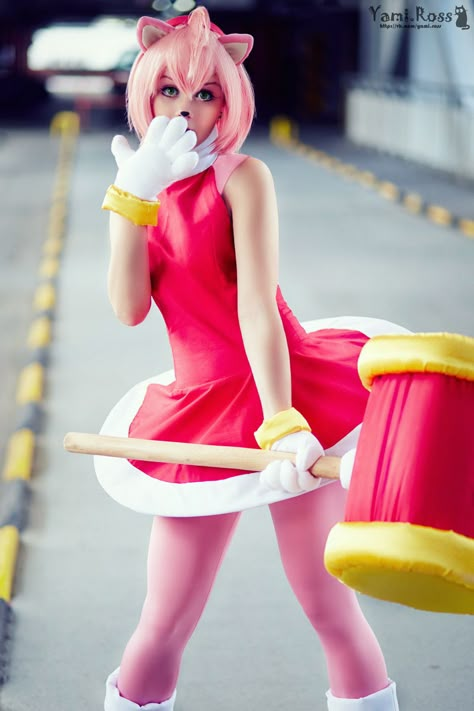 Amy Rose Hedgehog, Sonic The Hedgehog Costume, Amy Sonic, Sonic Costume, Halloween Costumes Plus Size, Rose Costume, Sonic Generations, Video Game Costumes, Amy The Hedgehog