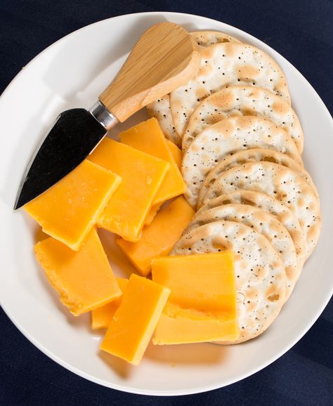 Or just skip the cracker all together. #snack Snacks Crackers, Crackers And Cheese, Healthy Crackers, Food Platter, Cheese And Crackers, Cheese Snacks, Cracker Snacks, Small Meals, Cheese Crackers