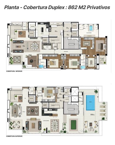 Penthouse Floor Plan Luxury Layout, Pent House Plan, Penthouse Layout Floor Plans, Penthouse Floor Plan Luxury, Luxury Penthouse Apartment Floor Plans, Loft Apartment Floor Plan, Penthouse Floorplan, Penthouse Apartment Floor Plan, Penthouse Layout