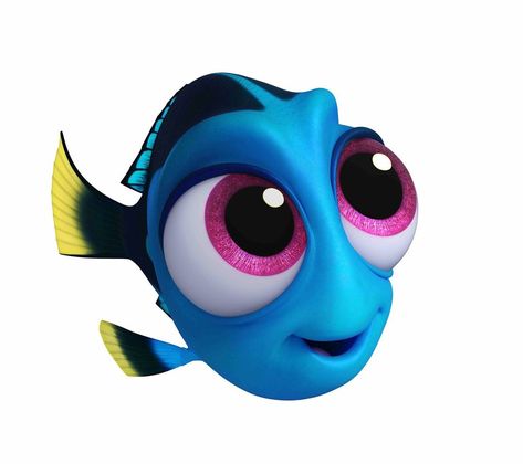 Finding Nemo Party Decorations, Nemo Party Decorations, Dory Tattoo, Dory Drawing, Baby Groot Drawing, Dory Characters, Laptop Drawing, Finding Nemo Characters, Baby Dory