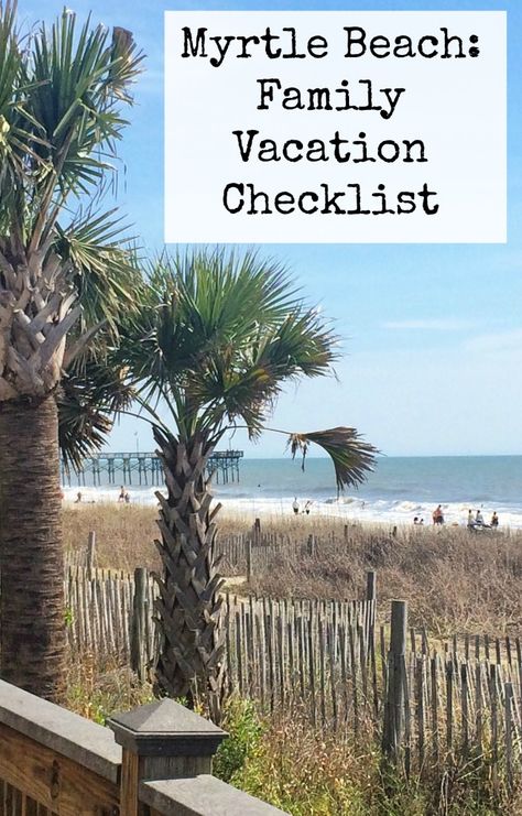 Myrtle Beach Family Vacation, Myrtle Beach Things To Do, Myrtle Beach Attractions, Beach Vacation Tips, Myrtle Beach Trip, Vacation Checklist, Myrtle Beach Vacation, Beach Vacay, Folly Beach