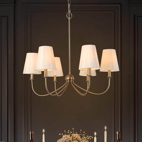 Brass Dining Room Chandelier, Modern Shades, Fabric Chandelier, Classic Chandelier, Vintage Candlesticks, Candle Chandelier, Chandelier Bedroom, Contemporary Chandelier, Traditional Chandelier