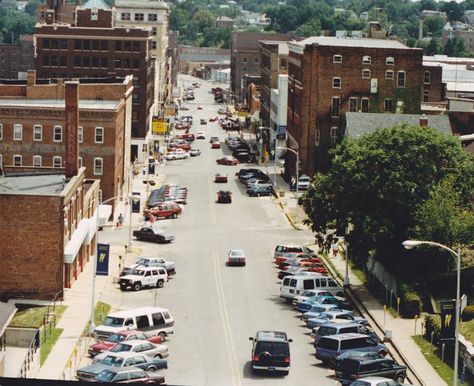 Looking south on third street, Burlington, Ia. Burlington Iowa, Steam Boats, Genealogy, Iowa, Street View, History