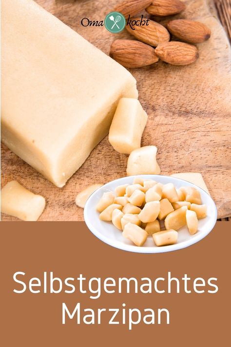 Marzipan kannst du ganz einfach selber machen. Besonders zu Weihnachten ist das der Renner! Probiere unser Rezept für Marzipan aus. Diy Marzipan, How To Make Marzipan, Marzipan, Almond Flour, Christmas Food, Almond, Food And Drink, Dessert, Baking