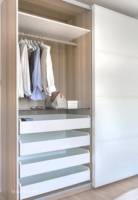 Bedroom Wardrobe Design, Dressing Design, Ikea Closet, Ikea Pax Wardrobe, Walking Closet, Bedroom Cupboards, Wardrobe Organisation, Pax Wardrobe, Wardrobe Drawers