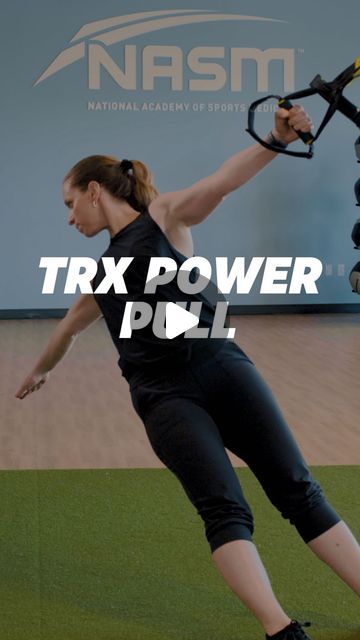 National Academy of Sports Medicine on Instagram: "BACK TO BASICS with the TRX Power Pull 💪

Boost rotational strength, stability, and full-body coordination with the TRX Power Pull. Start with these foundation exercises to accomplish the TRX Power Pull:

1. TRX Low Row (Fully shorten straps):
> Face the anchor, elbows bent, palms in
> Step forward, extend elbows, then pull back up

2. TRX Torso Rotation (Fully lengthen straps, single-handle mode):
> Face anchor, both hands on one handle, lean back
> Rotate hips and torso, then return with control

3. TRX Power Pull (Mid-length straps, single-handle mode):
> Face anchor, create an angle
> Rotate and reach with free arm, extend suspended elbow
> Rotate shoulders and hips, return to start position

Incorporate these moves for enhanced stren Trx Back Exercises, Lean Back, The Anchor, Sports Medicine, Back To Basics, Trx, Feel Better, Full Body, Mid Length