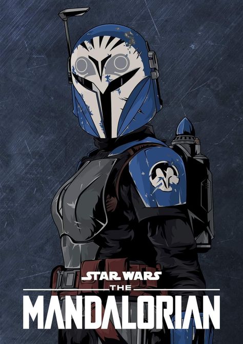 Bo Katan Drawing, Bo Katan Art, Mandalorian Art, Star Wars Characters Poster, Tshirt Prints, Bo Katan, Star Wars Background, Star Wars Design, Star Wars Jokes