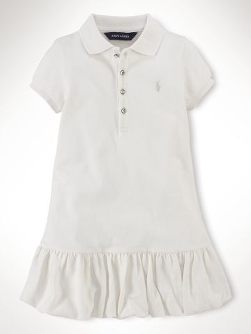 Sparkle Mesh Polo Dress - Girls 2-6X Dresses & Rompers - RalphLauren.com Ralph Lauren Toddler Girl, Polo Outfit, Review Dresses, Ralph Lauren Dress, Polo Dress, Kids Sweatshirt, Casual Shirts For Men, Shirt Outfit, Athleisure