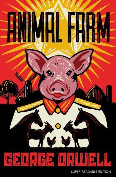 George Orwell's book "Animal Farm" was published on August 17, 1945. The book is a dystopian satire of the Russian Revolution and Stalinist USSR. #AnimalFarm #DystopianNovel #GeorgeOrwell Animal Farm Orwell, Animal Farm Book, Animal Farm George Orwell, All Animals Are Equal, Matilda Roald Dahl, The 5th Wave, Dystopian Books, Animal Farm, George Orwell