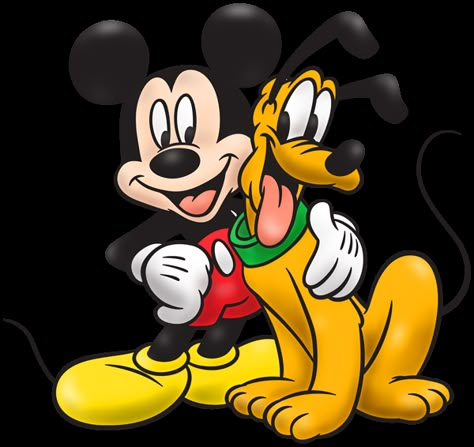 Mickey And Pluto, Pluto Disney, Mickey Mouse Images, Mouse Tattoos, Mickey Mouse Pictures, Tattoos With Kids Names, Disney Cartoon Characters, Mickey Mouse Art, Mickey Mouse Wallpaper