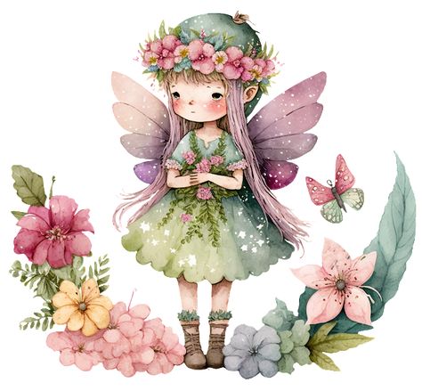 Fairy Clipart, Girls Wall Decor, Fairy Images, Cute Fairy, Fairy Angel, Fairy Art, Fairy Houses, Tooth Fairy, الرسومات اللطيفة