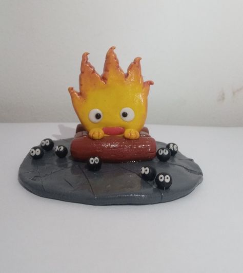 Calcifer Air Dry Clay, Cute Air Dry Clay, Clay Tray, Pottery Ideas, Dry Clay, Air Dry Clay, Clay Art, Clay Crafts, Air Dry