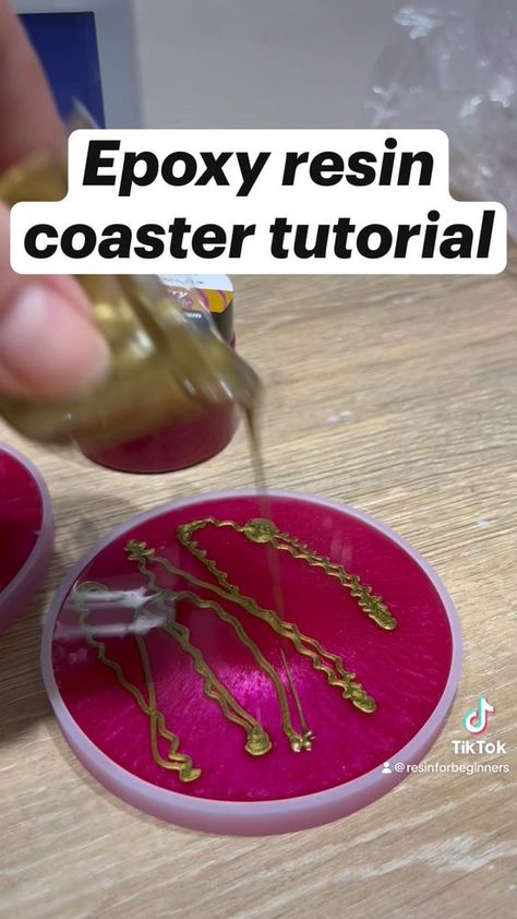 Learn how to make simple but beautiful epoxy resin coasters. #resin #resinforbeginners #epoxyresin #resintutorial #resincoaster #resinart #resincraft #easyresin #resinartwork #resinpour #resinobsession #resinepoxy Diy Resin Coasters, Epoxy Resin Coasters, Coaster Tutorial, Coasters Resin, Amazing Resin, How To Make Resin, Resin Crafts Tutorial, Diy Resin Projects, How To Make Coasters