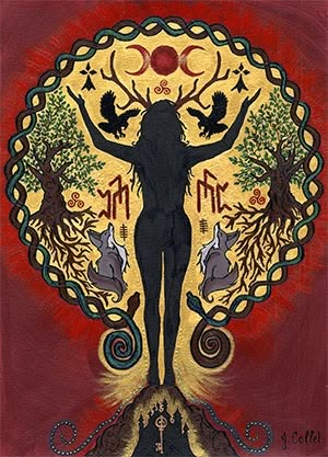 Mother Nature Goddess, The Horned God, Horned God, Arte Yoga, The Wild One, Nature Goddess, Golden Key, Pagan Art, Mother Goddess